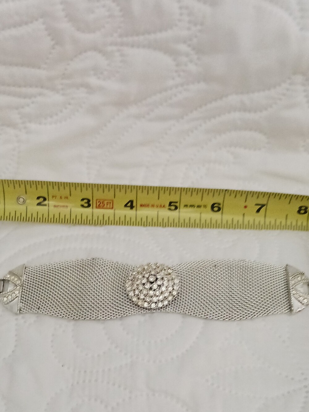 Judy Lee Art Deco Revival Vintage Bracelet Silver - Picture 11 of 13